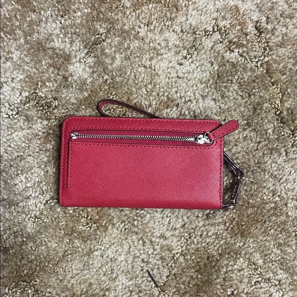 Michael Kors Red‎ Wristlet Wallet